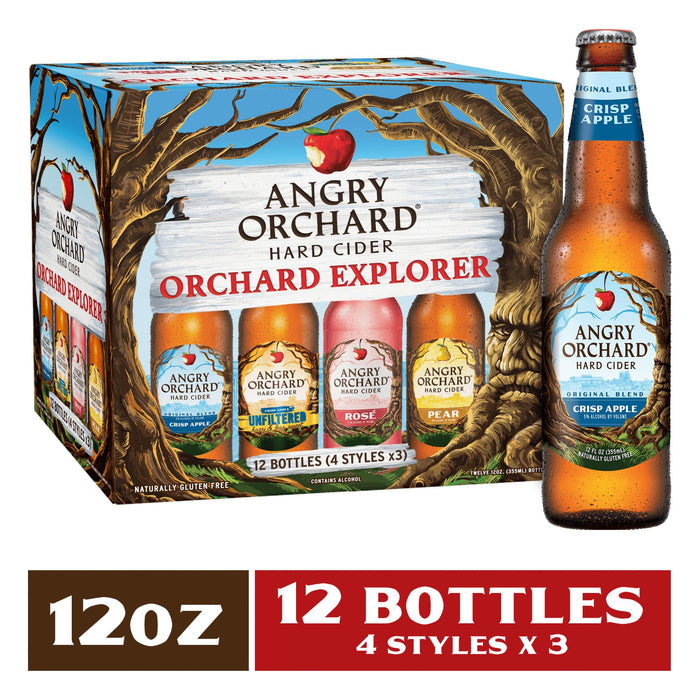 Angry Orchard Hard Cider Variety Pack, 12 Ct - Newport Wine & Spirits