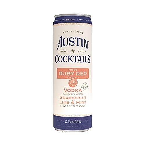 Austin Cocktails Ruby Red Grapefruit Vodka Cocktail 4pk Cans - Newport Wine & Spirits