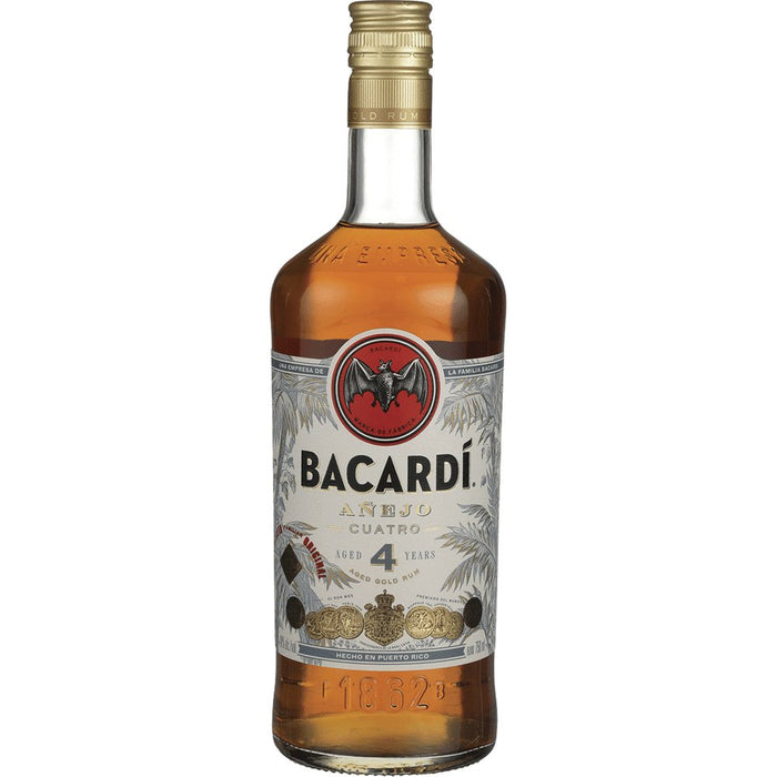 Bacardi Añejo Cuatro Aged Gold Rum - Newport Wine & Spirits