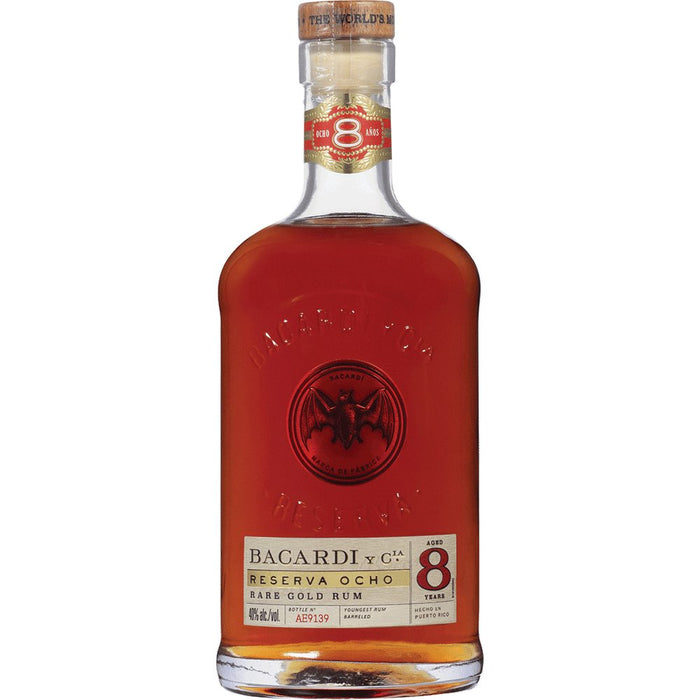 Bacardi Reserva Ocho Rare Gold Rum - Newport Wine & Spirits