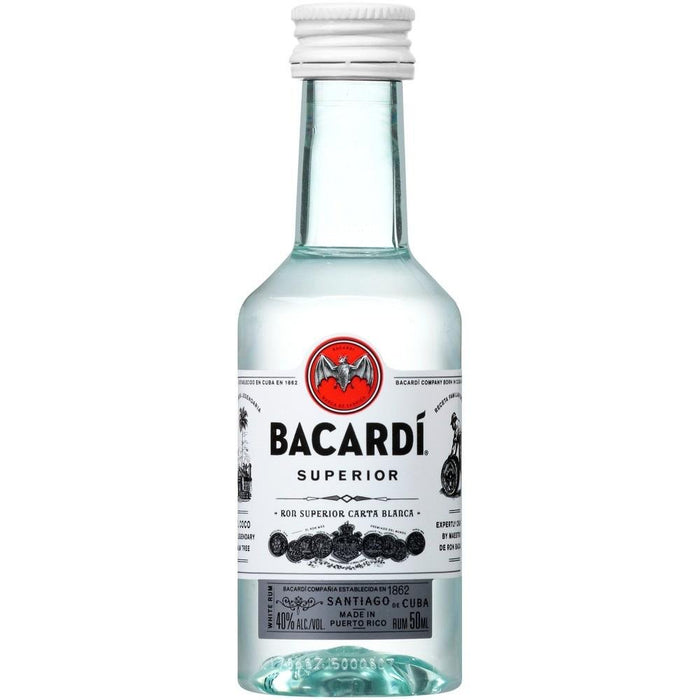 Bacardi Superior Rum 50ml - Newport Wine & Spirits