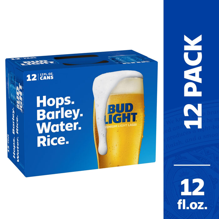 Bud Light Beer - 12.0 Oz - 12 Pack Cans - Newport Wine & Spirits