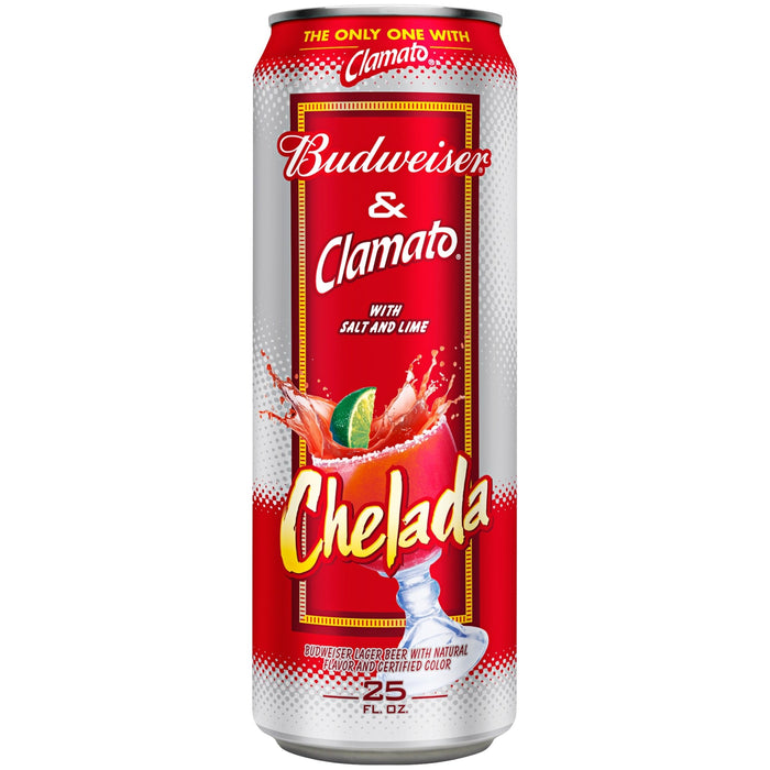 Budweiser & Clamato Chelada 25oz - Newport Wine & Spirits