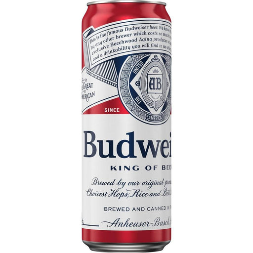 Budweiser Lager Beer 25 FL OZ Can - Newport Wine & Spirits