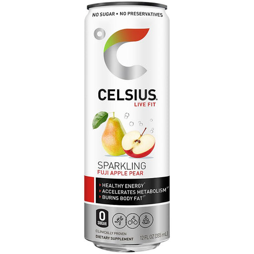 CELSIUS Fuji Apple Pear 12 Oz. Can - Newport Wine & Spirits