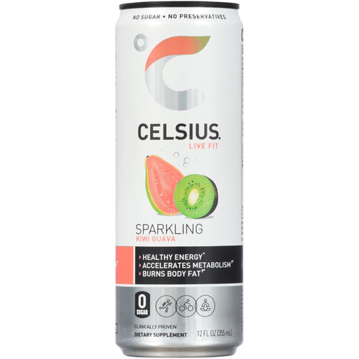 CELSIUS Sparkling Kiwi Guava 12Oz Can - Newport Wine & Spirits