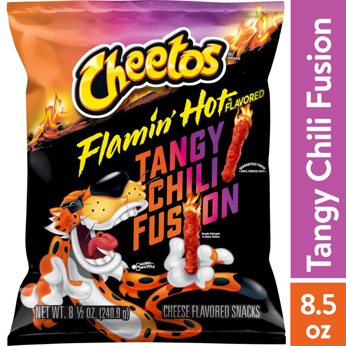 Cheetos Crunchy Flamin' Hot Tangy Chili Fusion 8.5oz - Newport Wine & Spirits