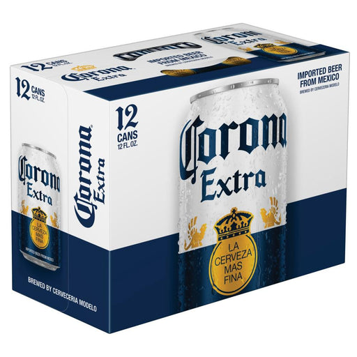 Corona Extra Mexican Lager Beer, 12 pk, 12 oz Cans - Newport Wine & Spirits