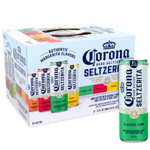 Corona Hard Seltzer Seltzerita - 12 Pack 12oz Cans - Newport Wine & Spirits