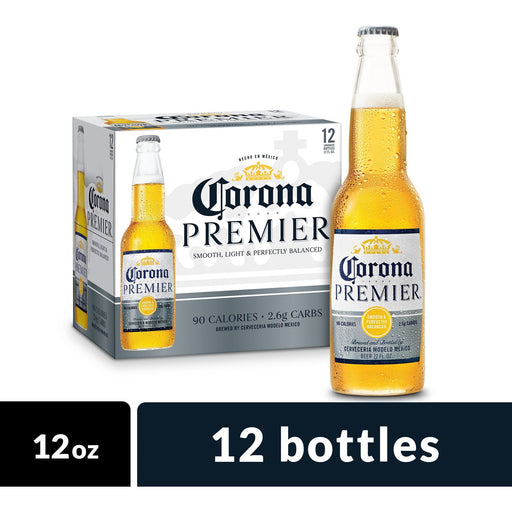 Corona Premier Mexican Beer 12 Pk 12 Fl Oz Bottles - Newport Wine & Spirits