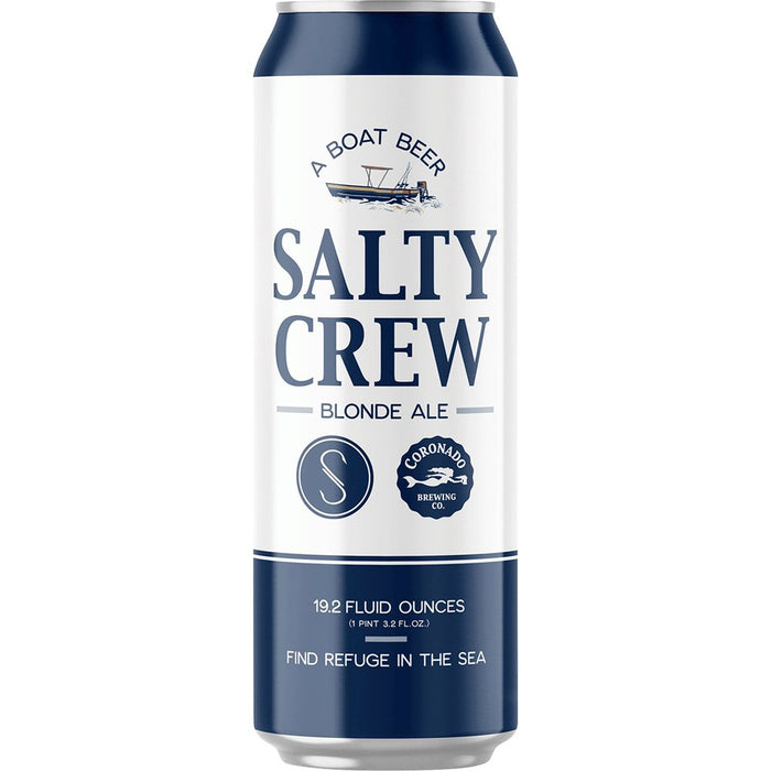 Coronado Salty Crew Blonde Ale 19oz can - Newport Wine & Spirits