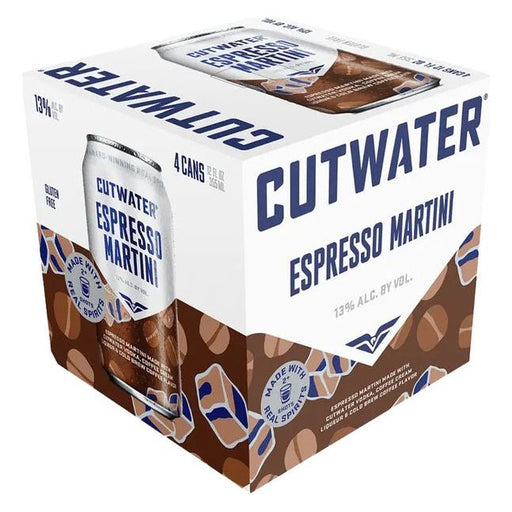 cutwater Spirits Espresso Martini cocktail 4pk - Newport Wine & Spirits