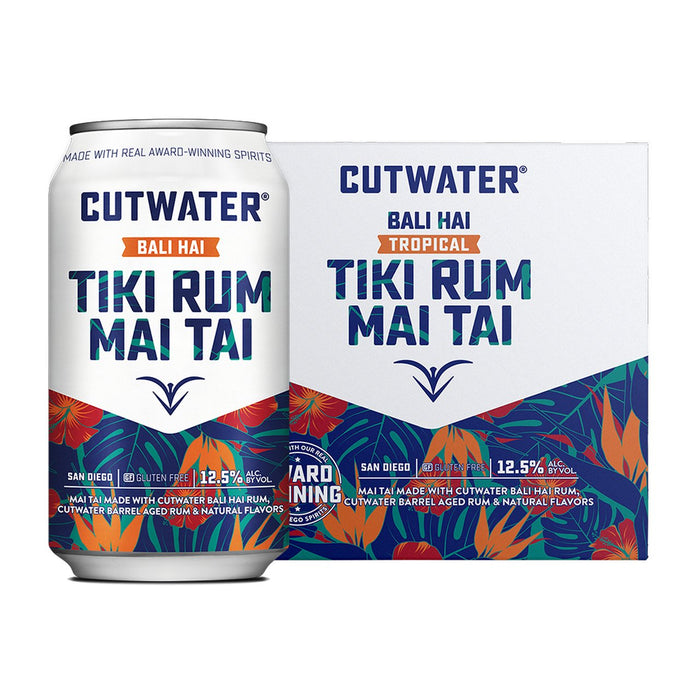 Cutwater Spirits Tropical Tiki Rum Mai Tai - Newport Wine & Spirits