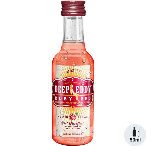 Deep Eddy Ruby Red Grapefruit Vodka 50mL - Newport Wine & Spirits