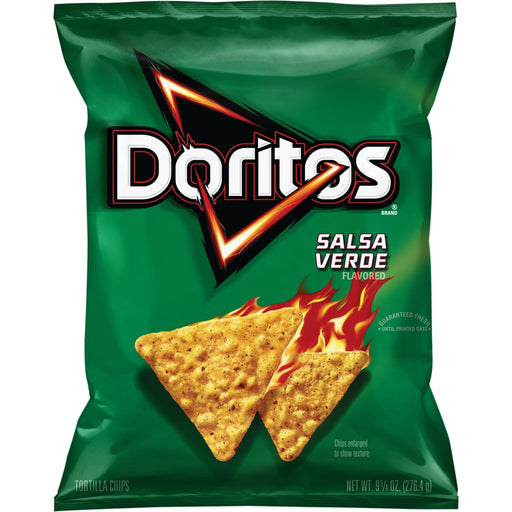 Doritos Salsa Verde Tortilla Chips, 9.75 Oz Bag - Newport Wine & Spirits