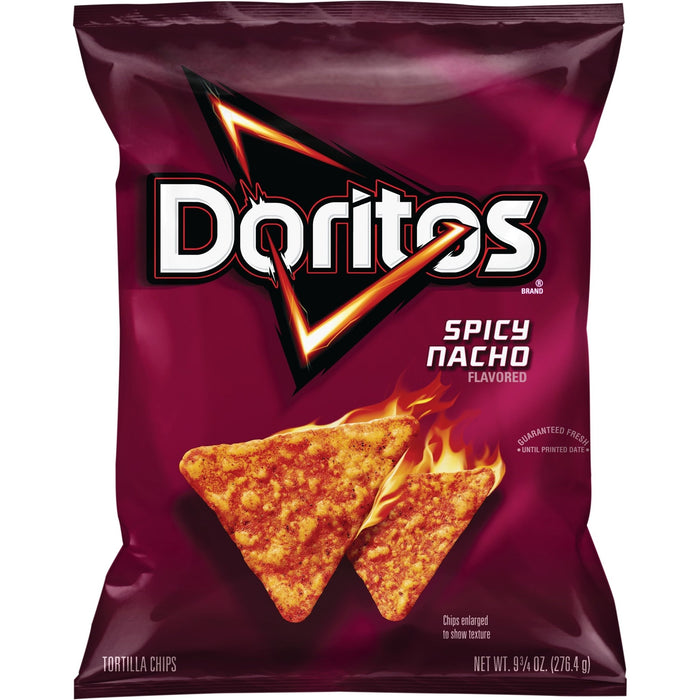 Doritos Spicy Nacho Flavored Tortilla Chips - 9.75 Oz - Newport Wine & Spirits