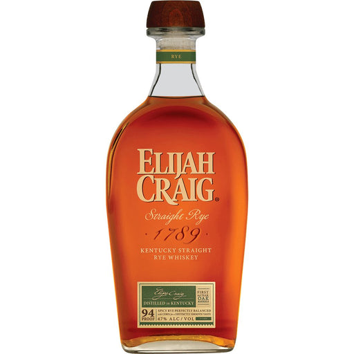 Elijah Craig Straight Rye - Newport Wine & Spirits