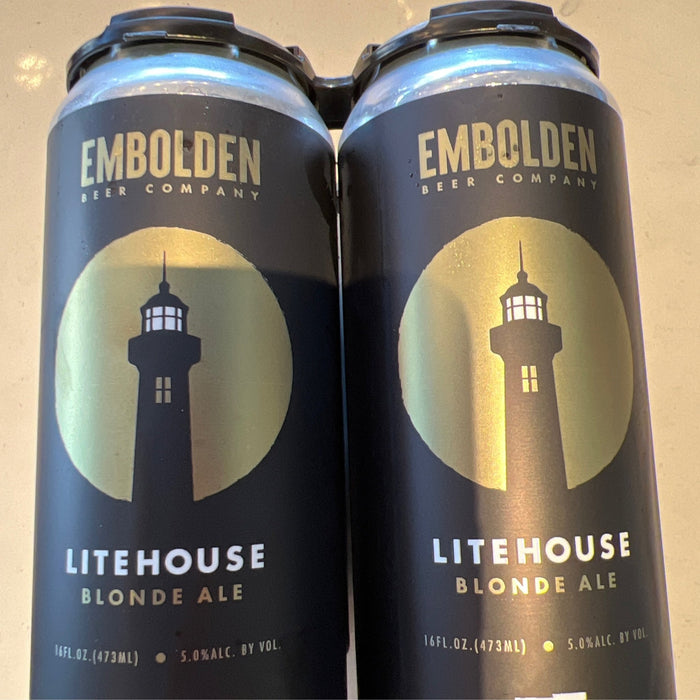 Embolden Litehouse Blonde Ale 4 Pk 16oz - Newport Wine & Spirits