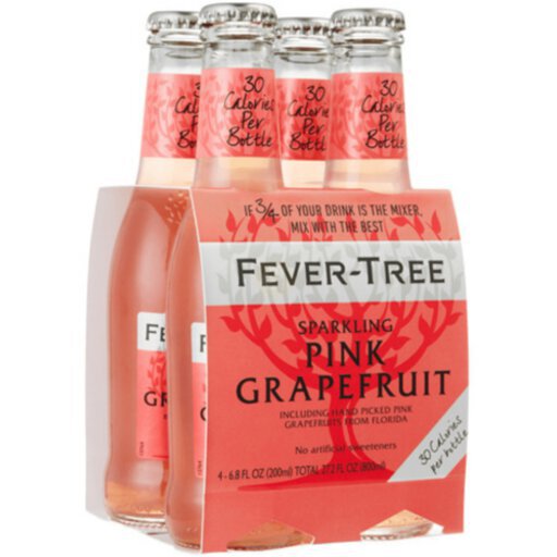 Fever Tree Sparkling Pink Grapefruit Bottled Single 200ml - Newport Wine & Spirits