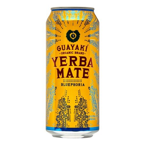 Guayaki Bluephoria Organic Yerba Mate 15.5 Oz. Can - Newport Wine & Spirits