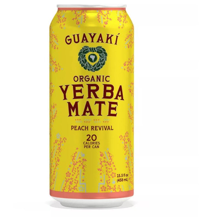 Guayaki Organic Peach Revival Yerba Mate - Newport Wine & Spirits