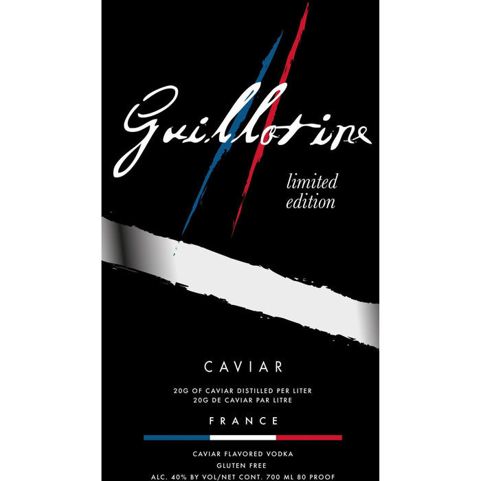 Guillotine Ossetra Caviar Limited Edition Vodka 750ml - Newport Wine & Spirits