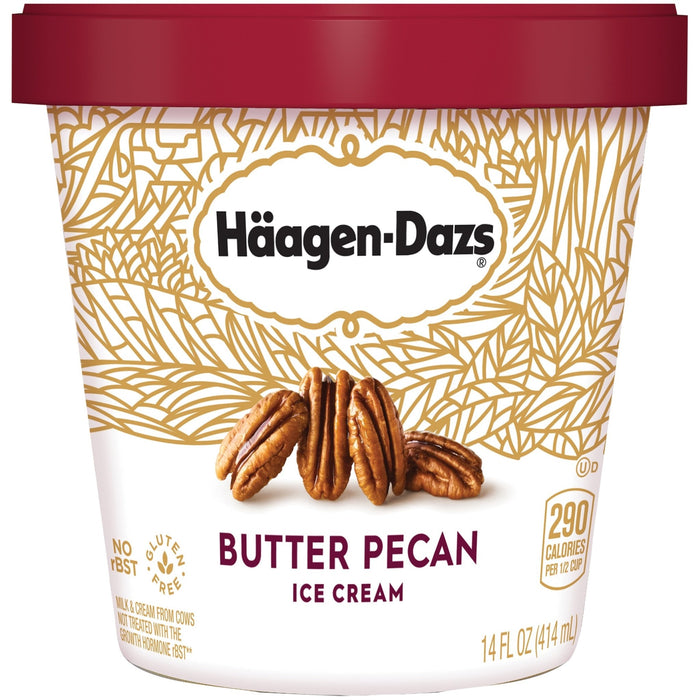 Häagen-Dazs Butter Pecan - 14.0 Oz - Newport Wine & Spirits