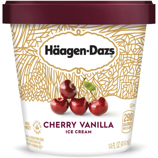 Häagen-Dazs Cherry Vanilla - 14.0 Oz - Newport Wine & Spirits