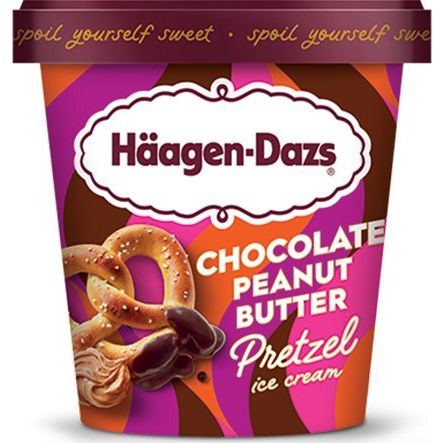 Häagen Dazs Chocolate peanut Butter Pretzel - 14.0 Oz - Newport Wine & Spirits