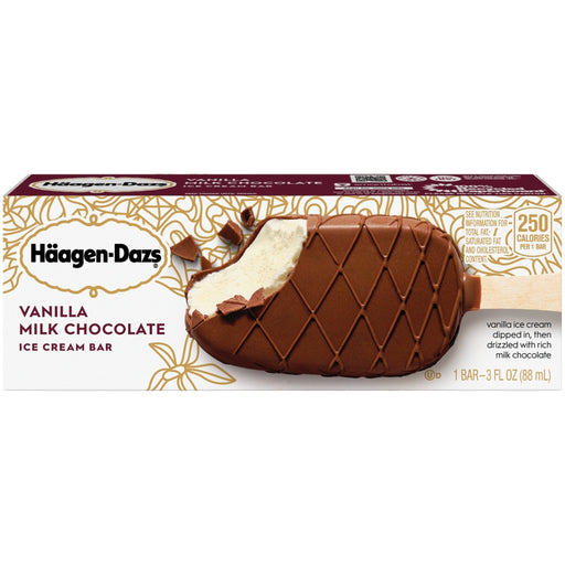 Häagen-Dazs Vanilla Milk Chocolate Ice Cream Bar - Newport Wine & Spirits