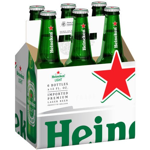 Heineken Light 6 Pack Bottles - Newport Wine & Spirits