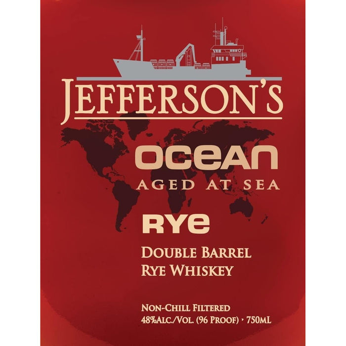 Jefferson's Ocean Double Barrel Rye Whiskey, 750ml Bottle - Newport Wine & Spirits