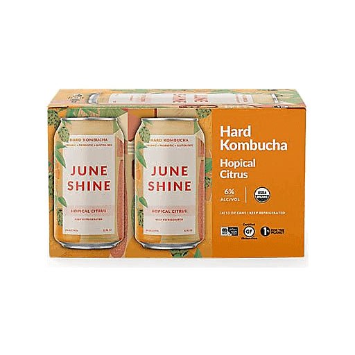 June Shine Hard Kombucha Hopical Citrus - Newport Wine & Spirits