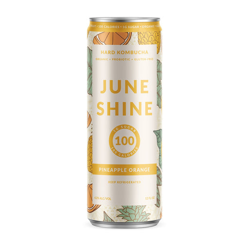 June Shine Hard Kombucha Pineapple Orange 6 Pck - Newport Wine & Spirits