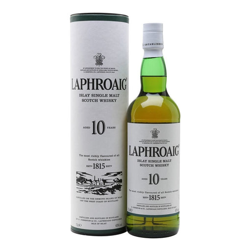 Laphroaig 10 Years Islay Single Malt Scotch Whiskey 750ml - Newport Wine & Spirits