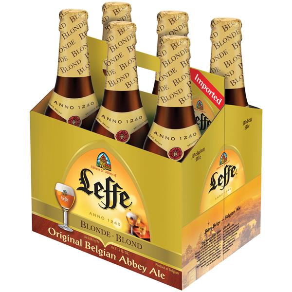 Leffe Blonde Blond 6 Pack - Newport Wine & Spirits