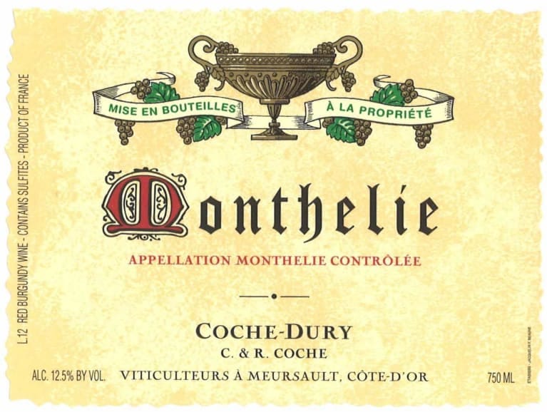 Domaine Coche-Dury Monthélie 2018