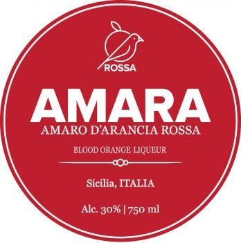 Amara  Amaro D'arancia Rossa   Sicilian Liqueur750ml