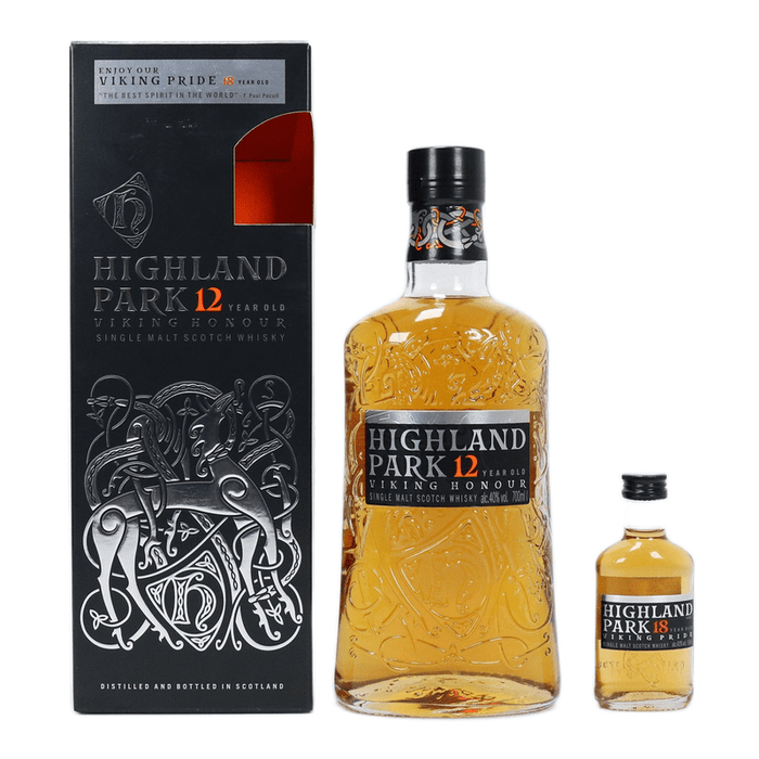 Highland Park Viking Honour 12 Year Old Scotch Whisky Hitchhiker Pack