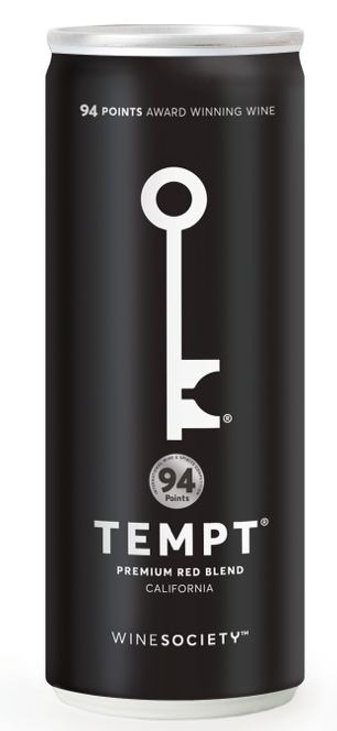 Wine Society Tempt Red Wine 250ml can