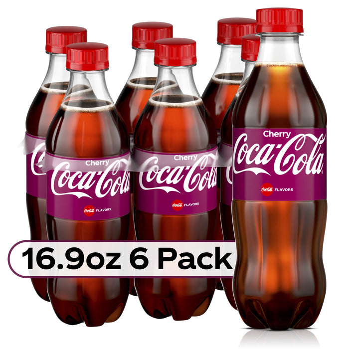 Coca Cola Cherry 16.9 Oz. Plastic Bottle