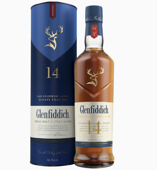 Glenfiddich 14 Year Single Malt Scotch Whisky 750ml