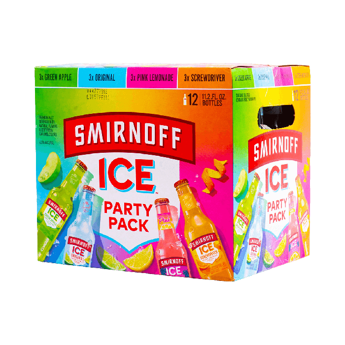 Smirnoff Ice Party Pack - Beer - 12x 11.2oz Bottles