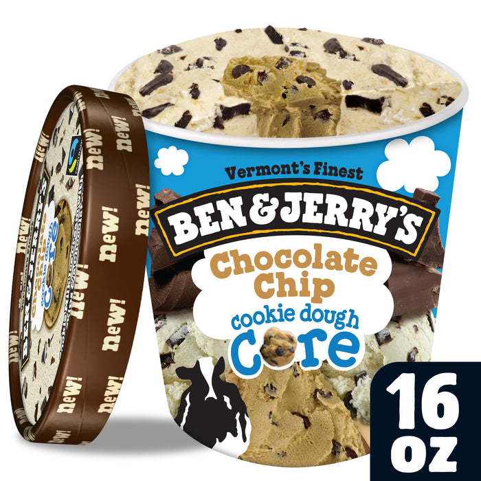 Ben & Jerry's Chocolate Chip Cookie Dough Core 16 Oz