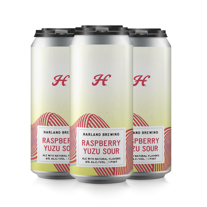 Harland Brewing Raspberry Yuzu Sour Series 4pk Cans