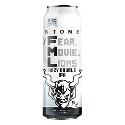 Stone Stone///Fear.Movie.Lions Double IPA Ale  19.2oz Can