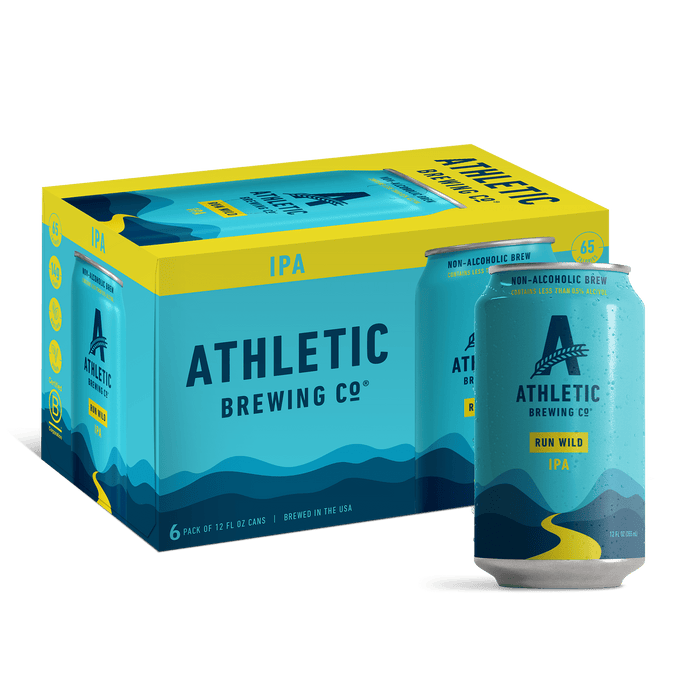 Athletic Brewing Co. Run Wild IPA Non-Alcoholic  6pk  12oz cans