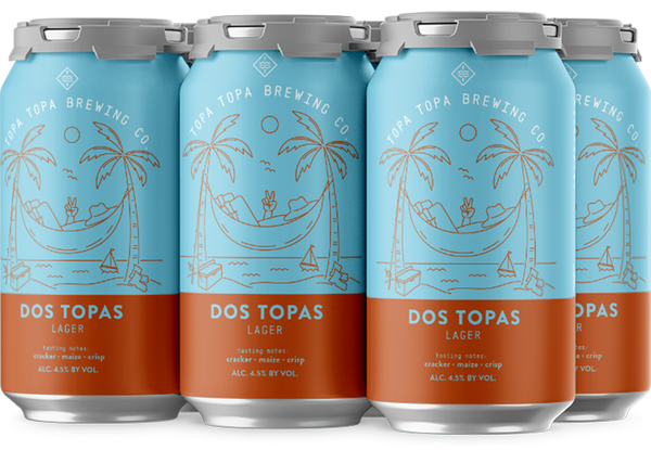 Topa Topa Brewery Dos Topas Lager SGL Can