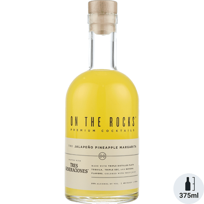 On The Rocks Jalapeno Pineapple Margarita 375ml