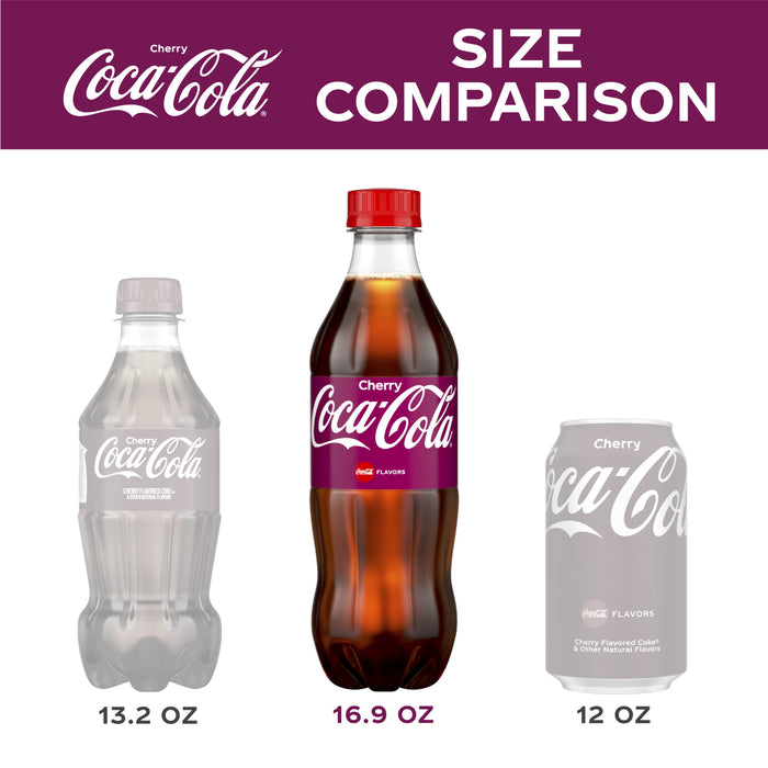Coca Cola Cherry 16.9 Oz. Plastic Bottle